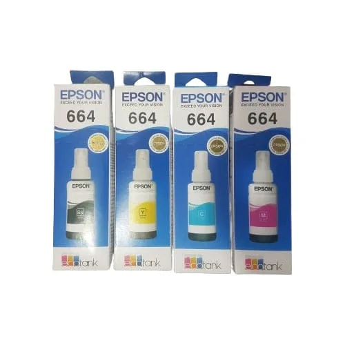 Epson 664 Ink Bottle Set Price in Bangladesh. Epson 664 Ink Bottle Set Price in BD.