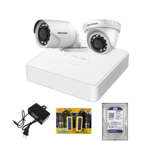 hikvison cctv package Hikvision 4 Camera CCTV Package Price in Bangladesh