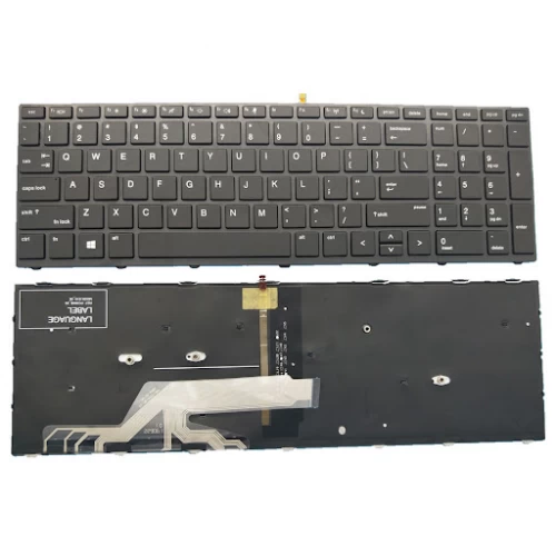 Model: Laptop Keyboard for HP Condition: Brand New Layout: US & UK Size: Medium Compatible With HP Probook 450 G5 455 G5 470 G5
